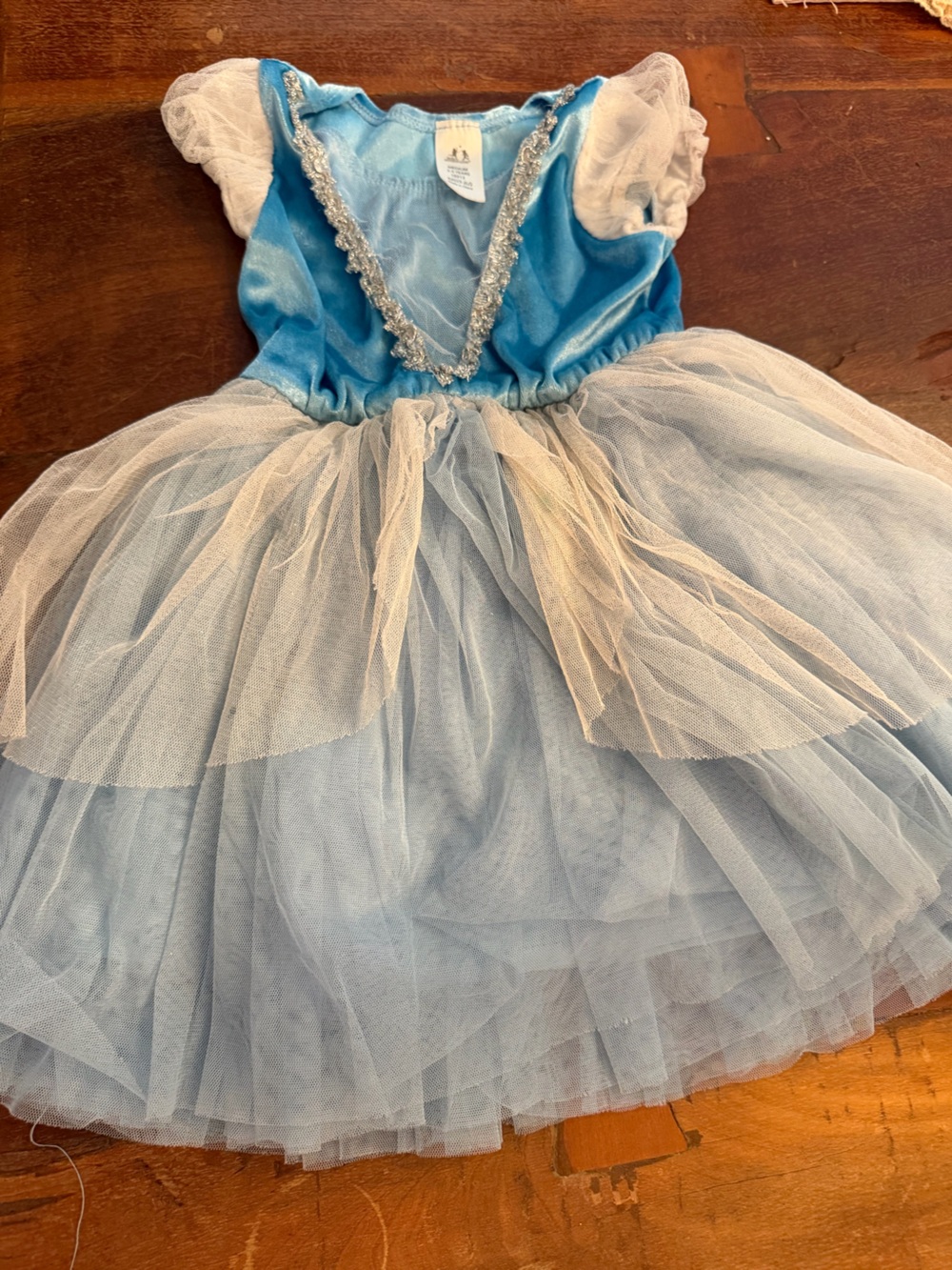 Light Blue Tulle Princess Dress for Kids